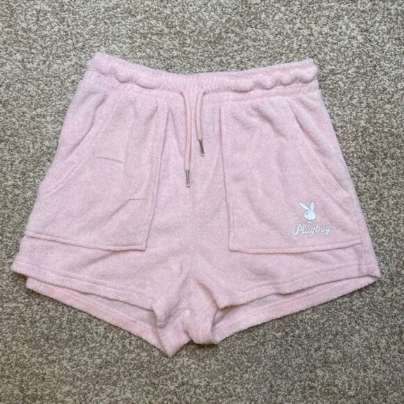 Pink playboy shorts - Picture 1 of 3